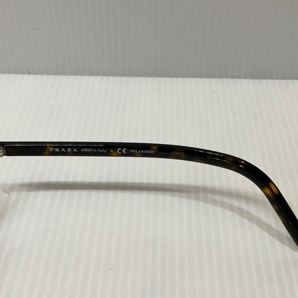 Prada polarized sunglasses spr 53x glass green lenses made in Italy - Picture 5 of 8